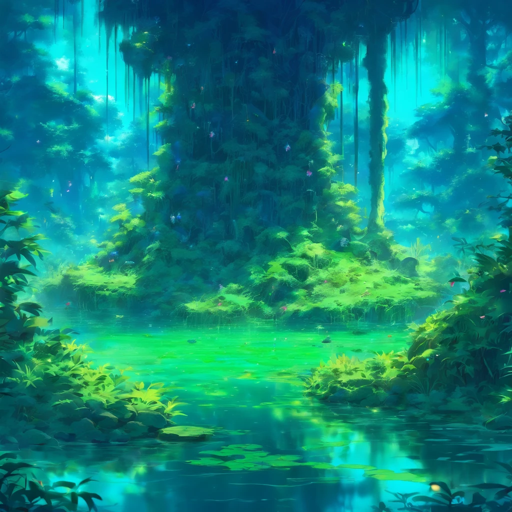 The Swamp of Drain Life, masterpiece, best quality
