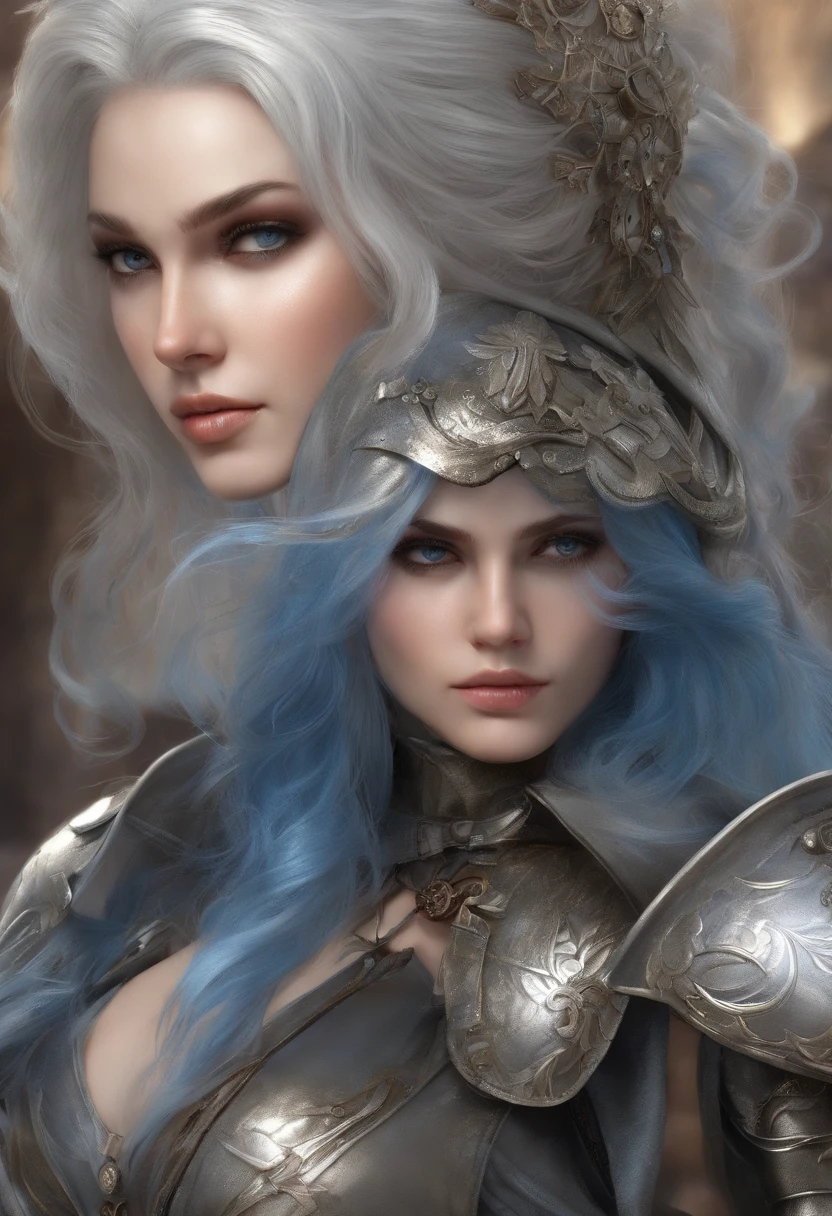 dynamic series of drawings showing a silver haired and blue eyed warrior girl., 8k, ultra high res, ultra detailed, hd,(well designed face), amazing face, (super detailed), beautiful eyes, soft lighting,, outdoors, streets,, URUSHISATO,1980s,, beautiful detailed eyes,mechanical parts, asymmetrical hair,thigh highs, latex suit,cleavage,