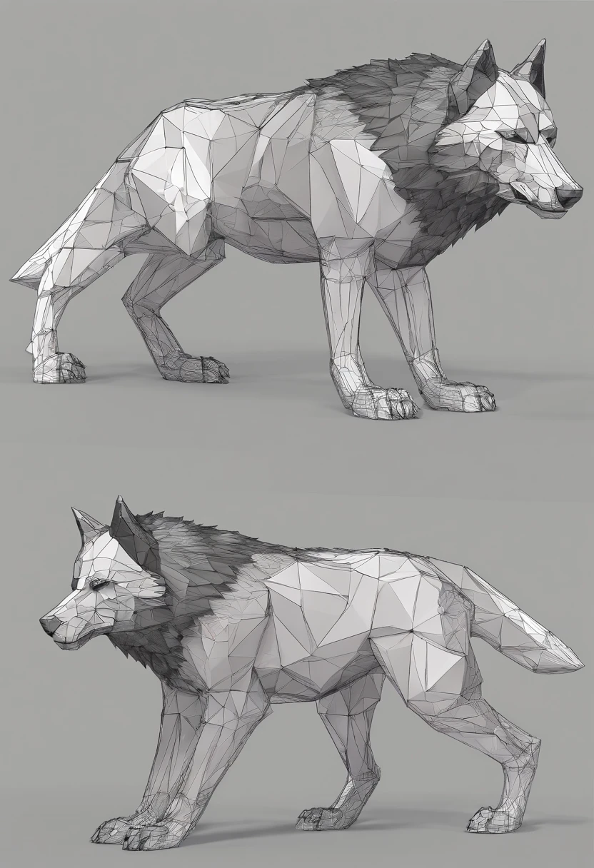 werewolf gigantic black humanoid wolf.