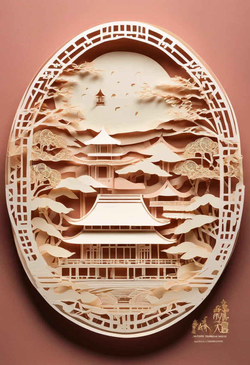 Mid-Autumn Festival,Guanghan Palace,Moon,laurel,arte em papel cortado,Works of masters