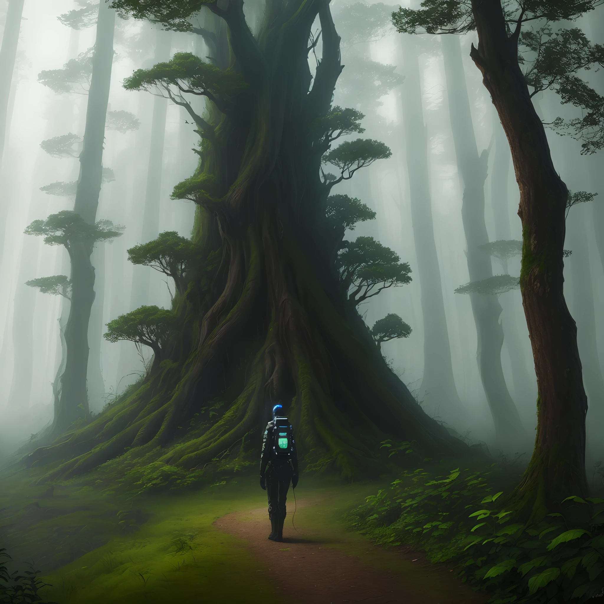Forest Cyberpunk