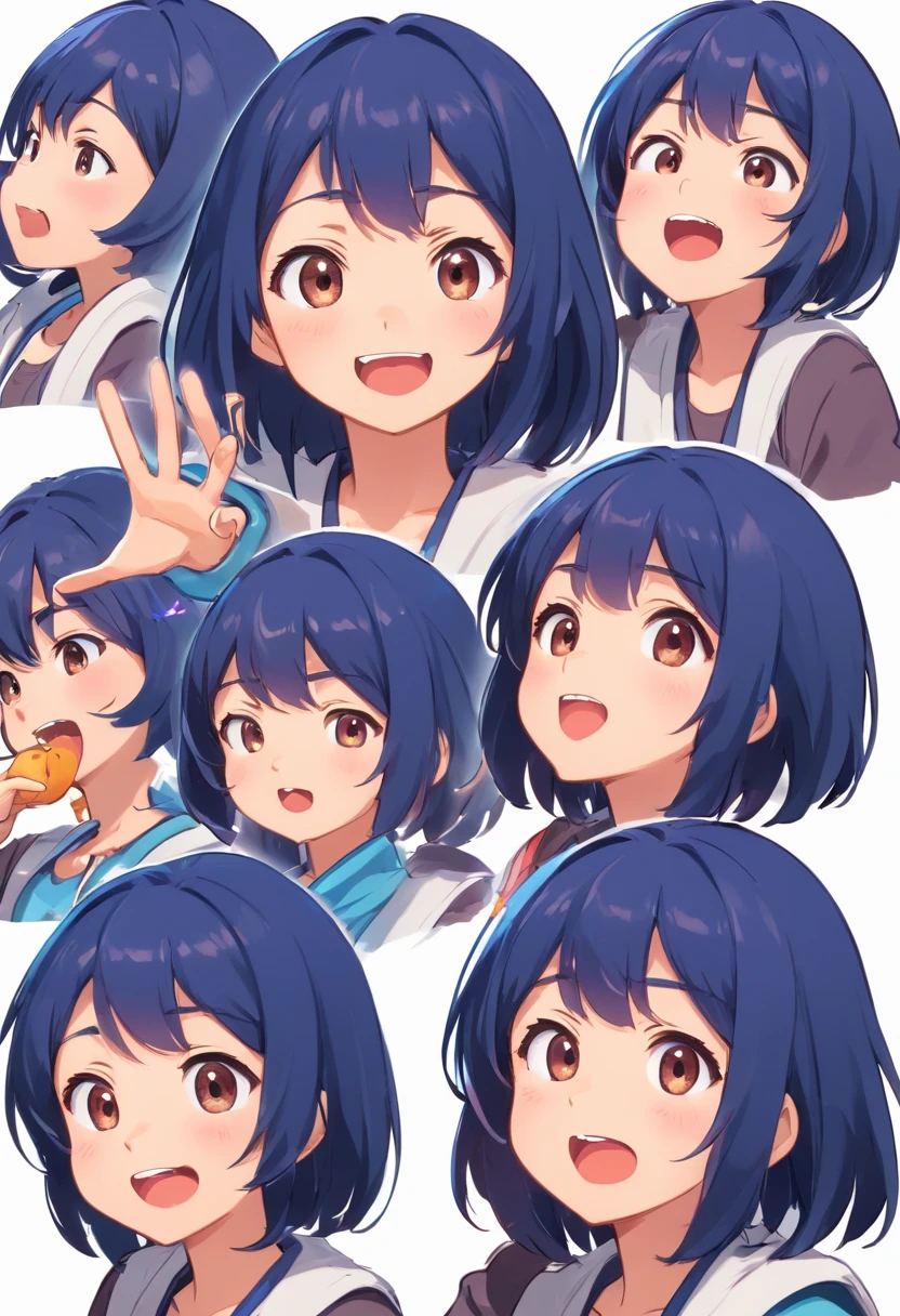 Cute girl avatar,Emoji pack,
Looking forward to your participation
dconrt nytwotoosersesoteos
,(9 emojis,emoj
(beret)
gauges,Align arrangement),9 poses and expressions (grieves,astonishment,having fun,exhilarated,big laughter,tender
angry,doubt,Touch your head,Sell moe,wait) ,Anthropomorphic style,Disney style,black
stroke,differentemotions,9 poses and expressions,8K