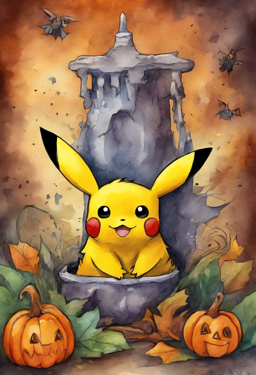 Pokémon Pikachu Cartoon Halloween