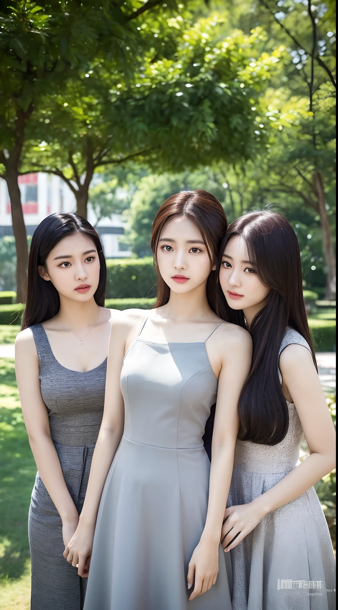 arafed asian woman in a gray dress standing in a park, anime thai girl, malaysian, 19-year-old girl, wenfei ye, lalisa manobal, 1 8 yo, sun yunjoo, xintong chen, asian girl, 2 7 years old, 2 3 years old, xision wu, chinese girl, ruan jia beautiful!