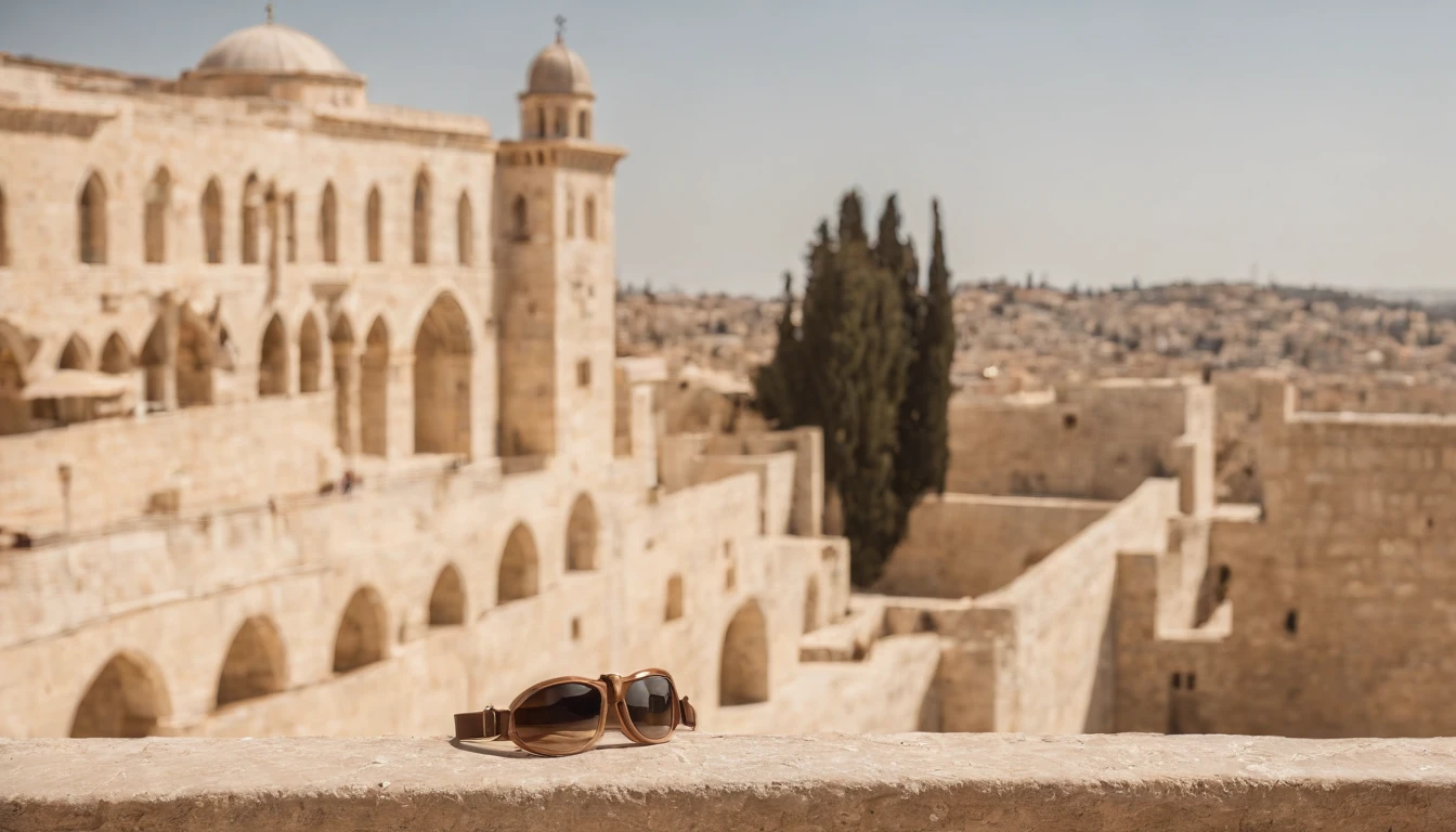 It was a warm, sunny day in Jerusalem, a cidade do grande Rei Davi. As muralhas da cidade brilhavam sob o sol escaldante, as people came and went through the cobblestone streets. Davi, o rei de Israel, reigned in his palace, admiring the panoramic view of the city from the terrace.