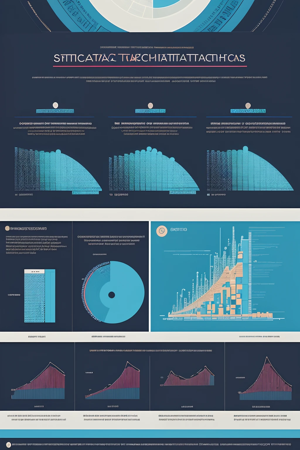 "Produce an image that visually represents the application of statistical techniques in a data analysis context. Image must include graphics, scatter charts or other visual elements that illustrate statistical analysis of data. Make sure the image conveys the importance and usefulness of statistical techniques in understanding and making data-driven decisions."