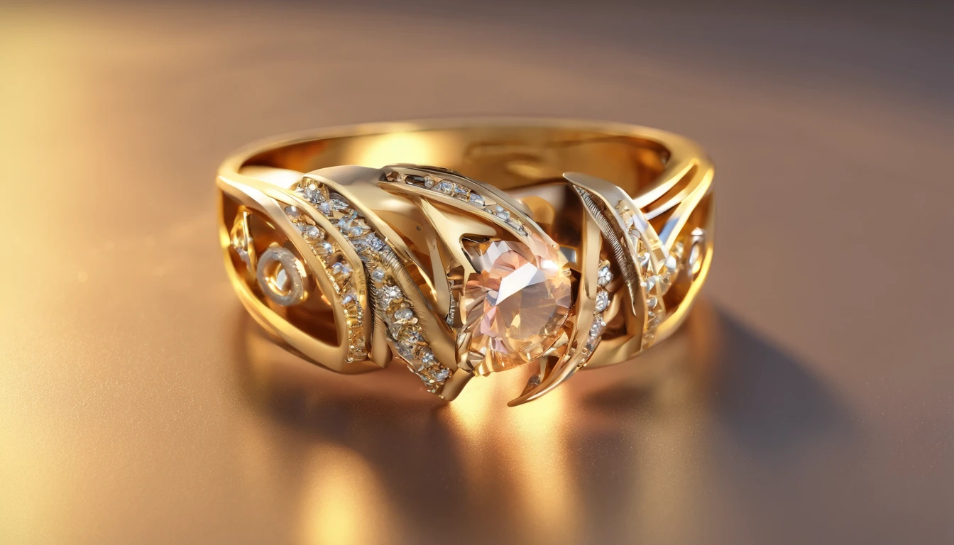 male jewellery, unique, stunning, 3D Render