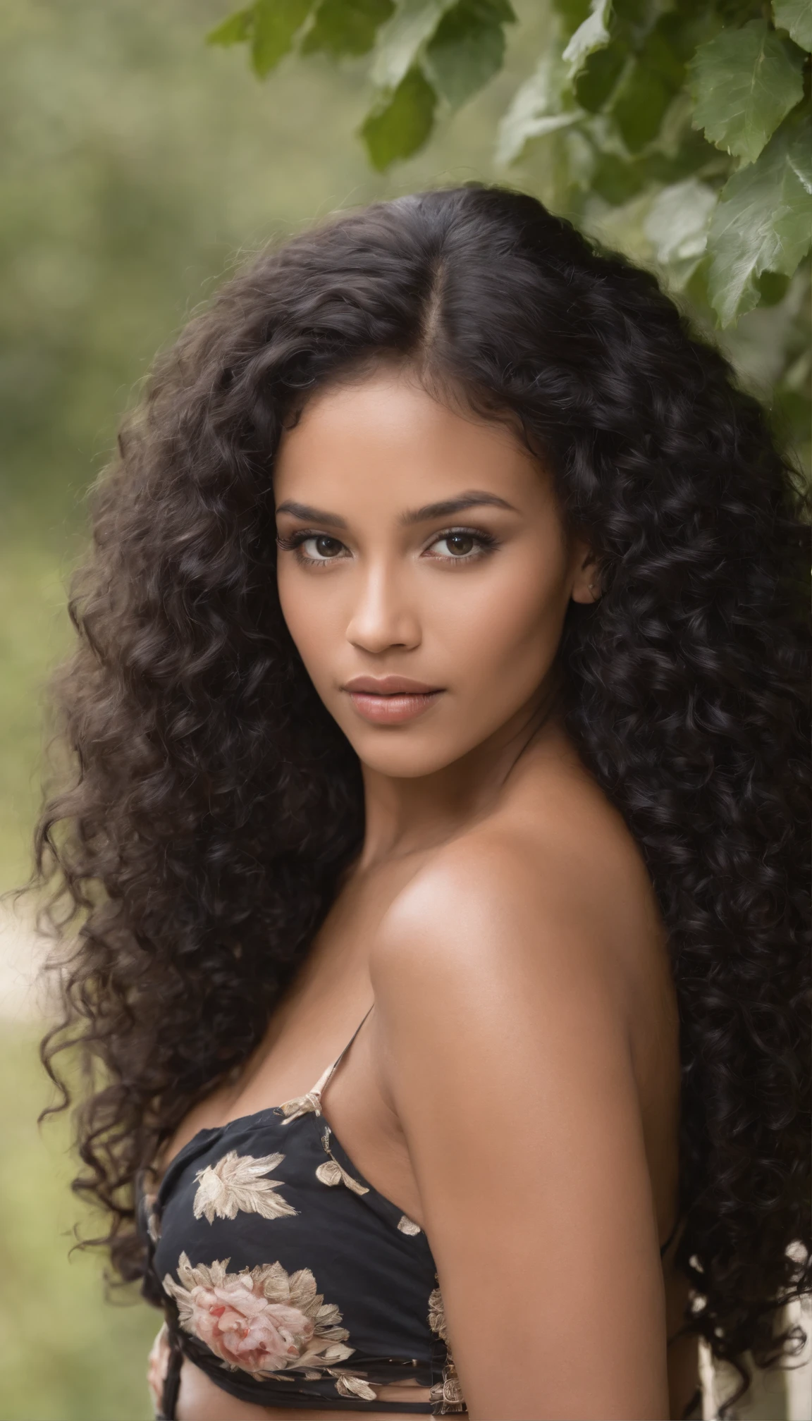A beautiful and amazing black Brazilian woman,Portrait of the upper body,Kostenlose Locken, schwarzes lockiges Haar, (dunkles, Shorter, lockiges Haar), Wildes schwarzes langes lockiges Haar, Multiversales Haar, Brasilianisch, Kurzes schwarzes lockiges Haar, Lockiges schwarzes Haar, Locken, welliges Haar ausgebreitet, Barocke Locken, Locken, Lockig, Helles, lockiges Haar, Haarstruktur, lockiger Pony full body pic sexy bikini