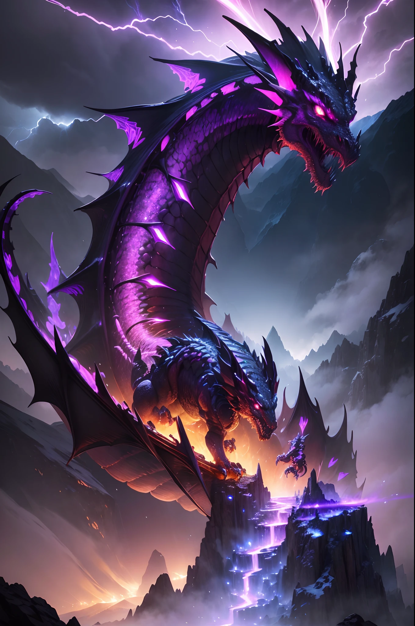 Characters in the game，Lightning Dragon，On the ice field