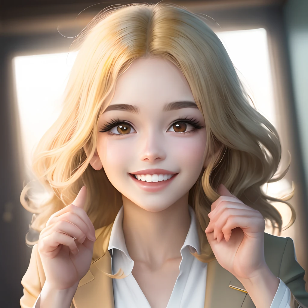 best quality, High detail, 4k, humano, toga himiko, segurando uma seringa ,sangue na boca,(Hard eye circle, Pupila de olho claro Amarelo), 1 girl, formal, perfect hands(5 dedos), peruca(Cabelo falso), seios achatados, Comprimento total, corpo inteiro, Corpo Obra-Prima, fighting position,estilo anime,sorriso duvidoso, angle above