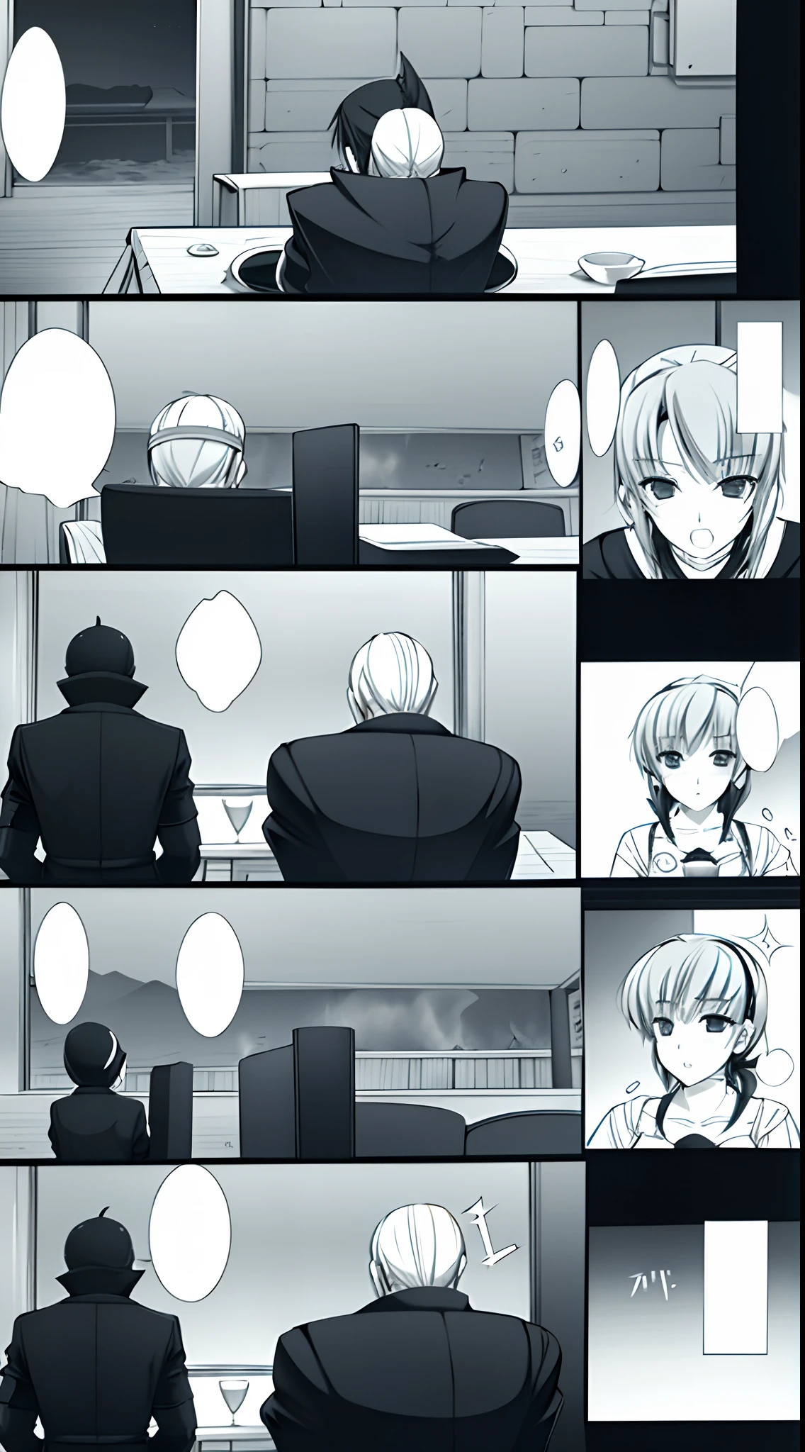 Cafe,A couple,Vivid dialogue,kawa