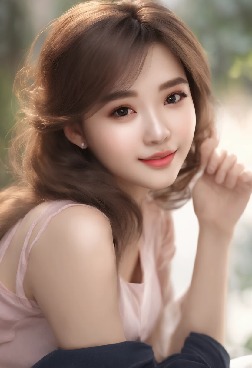 (((Teen sisters)))full body "(best quality,highres),(realistic))"16 years old couple (high quality,4k,8k,highres,masterpiece:1.2),beautiful detailed eyes,beautiful detailed lips,long hair,uniform, (((16 years old )),girl with long hair in casual dress sitting on a studio , gesture,Mare hair,professional,vibrant colors,soft lighting,subtle shadows,messy bun, Mare hair light breeze,stunning graceful posture,confident expressions,expressive eyes,curvy eyelashes,subtle blushing,sparkling highlights,sharp details,soft skin,precise shading,luminous atmosphere,dynamic composition,sublime artwork, small round eyes, Chinese teen, glossy pink lips, alluring cute smile, k pop looks, full body complete anatomy