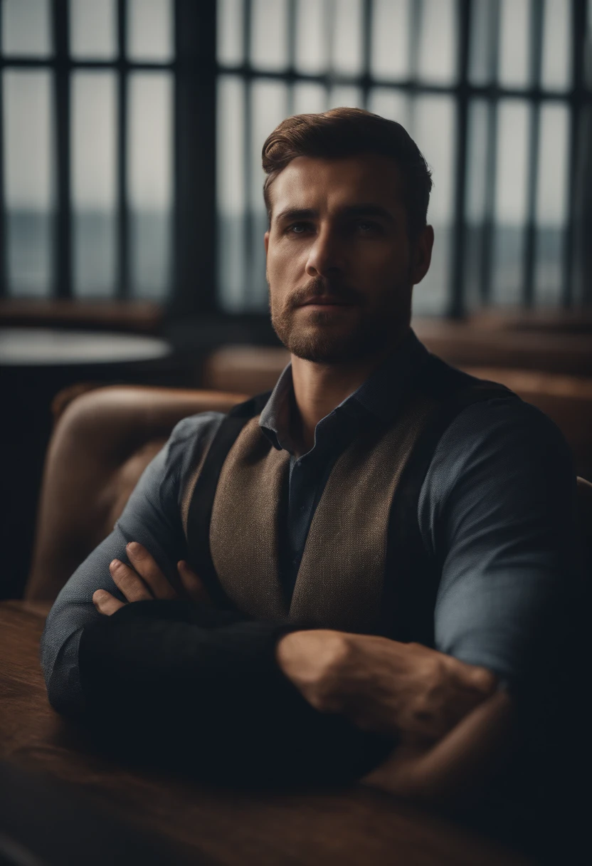 A designer with arms crossed