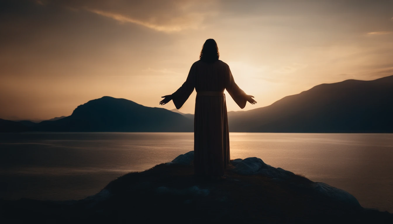 reigning of Christ on earth, be shining, realistic, 8k, cinematic