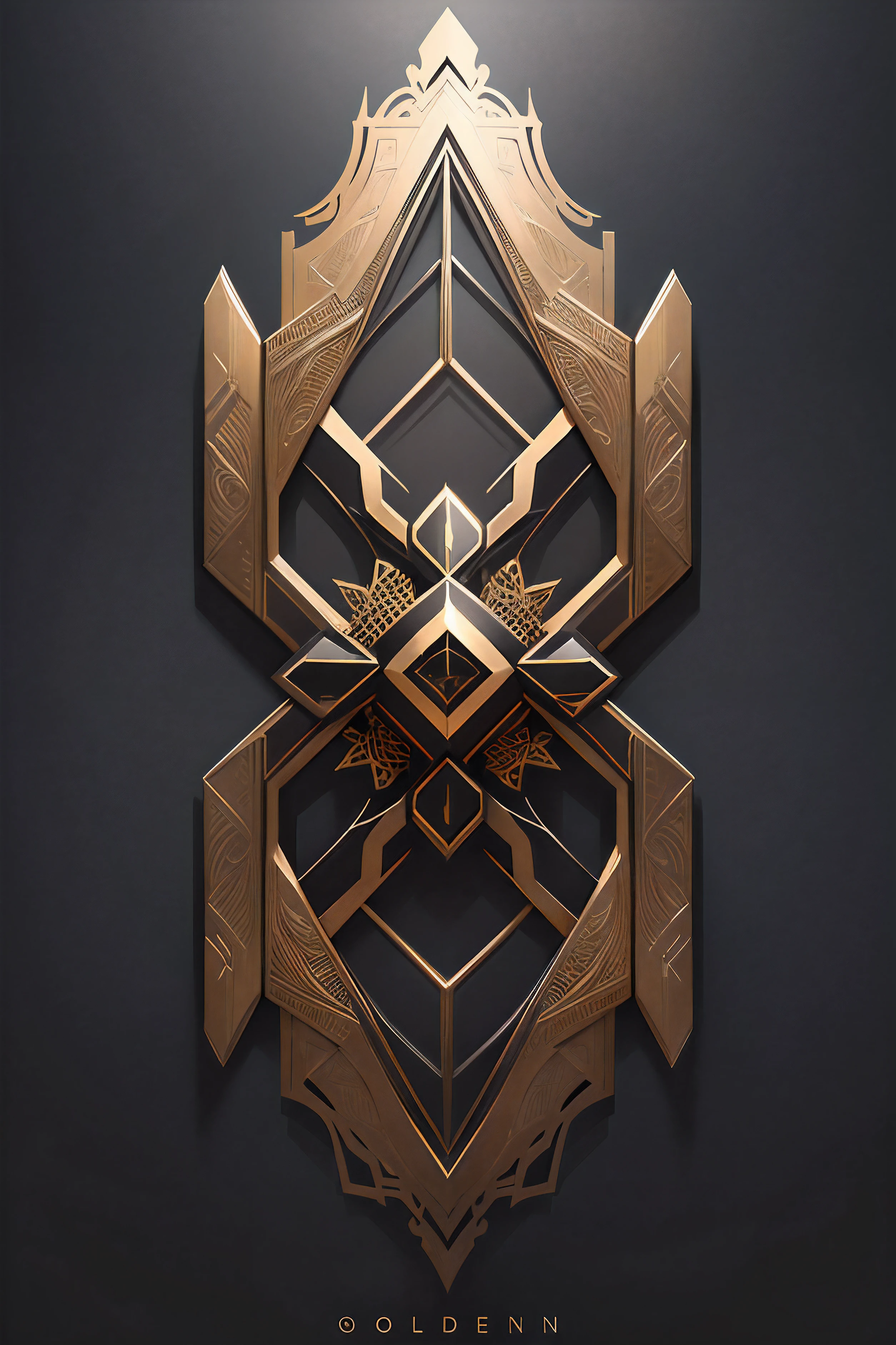 Intricate modern edges frame, golden intertwined edges, empty black center, highly detailed, artstation, concept art, matte, sharp focus.