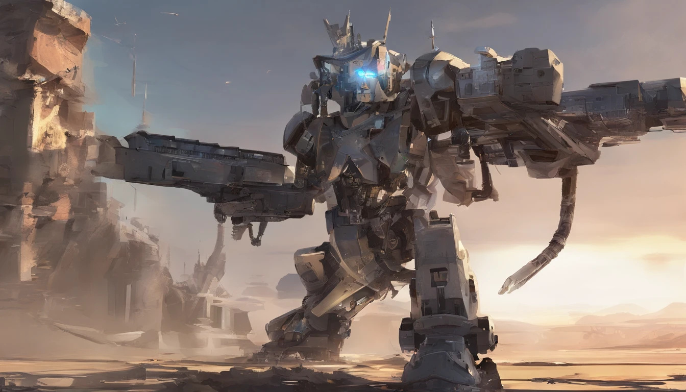 a robot, with translucent body, Sit at your desk,Pen in hand, In the book it is written, In a room with books, Wide field of view, Ultra photo realsisim, highly detailed, digitial painting, concept-art, lisses, foco nítido, wide - angle shot