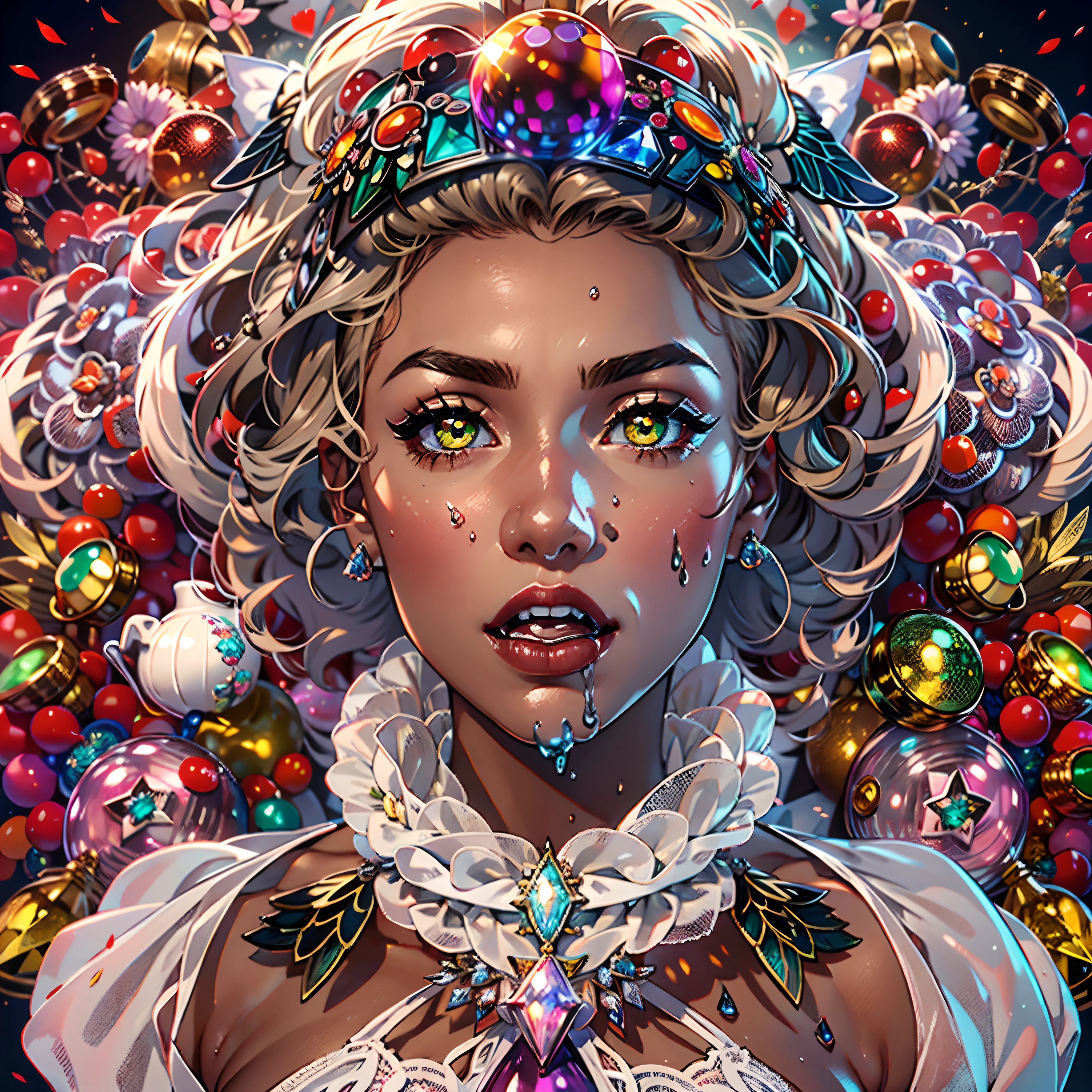 masterpiece 🎈🍦🍹❤🔆🕡(😘👩🎀👗⚜👒🥿👡🩲💅)🎪🎢🎡🎠deep path equirectangular_360 population Goddess Marilyn_Monroe Diva waitress matrix meticulously intricate ultra_high-resolution Pro-photo-realistic reflection optimal ultra_sharpness focus perfection accurate volumetric Lightning contrast sunlight backlight global illumination cgi vfx sfx reflex ultra high-definition ultra_high-detail Octane_rendered extreme improved graduated UHD XT3 64K 32K 16K 8K DSLR HDR UnrealEngine5 romm rgb pbr 3dcg fxaa blu-ray colors-coded anti-aliasing fkaa txaa rtx ssao opengl-shaders glsl-shaders post-processing post-production cell-shading tone-mapping vivid red hairstyle Agate ornament diamond sunflower sports cap cow-boy hat athletic epic clean eyeliner cheekbone felt suave expressive effects embarrassed wet flirt sweat lazuli-droplet-of-water-drop-between-eyes Divine (bright eyes, bright eyes) beautiful eyes saturate black pupils brown irises turquoises sapphires pearls open mouth smile teeth (tongue droplet water) clavicles white jacket shirt bridaldress safran silk papillotes sleeves orange satin obi scarlet breasts huge side-boob spread sagging corsage yellow seams navel skirts wide fringes swinging spinel reveal diamond heart chastity-belt solid padlock indigo pubic pubic-hair silks snap_lock garters legs boots solid iron nickel cobalt luminescence depthfield Crystalline butterfly CGSCOSITY "Heavy Metal" sceptre invokes magic monarch milkweed monstrous viceroy fire-breathing creature sundrop fountain water drop of water Drink "Beer-Buck" beer broues slide mirror onyx summon Queen Bee wings transparent ruby occult headgear flash Disco-Ball Earth hearth blooms Tourmaline lantern-paper dramatic crystal background water-dancing Pool marbles paddling opal fleuraison monster "Water Falls" glass strange Obscurside outdoor darkness full moon glow Chaos dark night hole cathedral crux anks Tattoo Bruce_Weber sex floraison Female naked Koos_Roos nsfw varies multi etc.