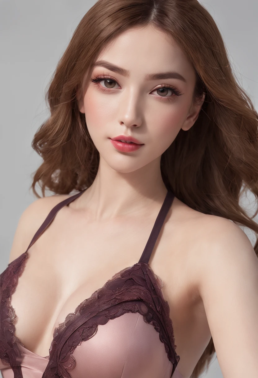 fu;;body (best quality,4k,8k,highres,masterpiece:1.2),ultra-detailed,realistic,pov from below,solo female,blushing,smirking,smug,taking a selfie,emphasizing her curvy body and hips,fashionable,modern,dynamic lighting,stylish background.