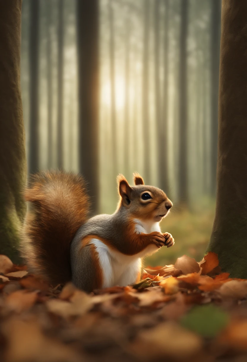 Of course, Here is an audio version summarized the story in less than two minutes :
Narrateur : Once upon a time in a beautiful forest there was a little squirrel named Timmy. Timmy adorait l'automne, quand les noisettes tombaient des arbres. Un jour, he met a sad bird named Oliver, who had lost his nest in a storm. Timmy decided to help him by sharing his food and burrow..
Narrateur : Oliver construisit un nouveau nid, ils devinrent amis, and Timmy understood that generosity brings joy and friendship.. He continued to be generous and lived happily with his friends..
Narrateur : La fin.
I hope this version is suitable !