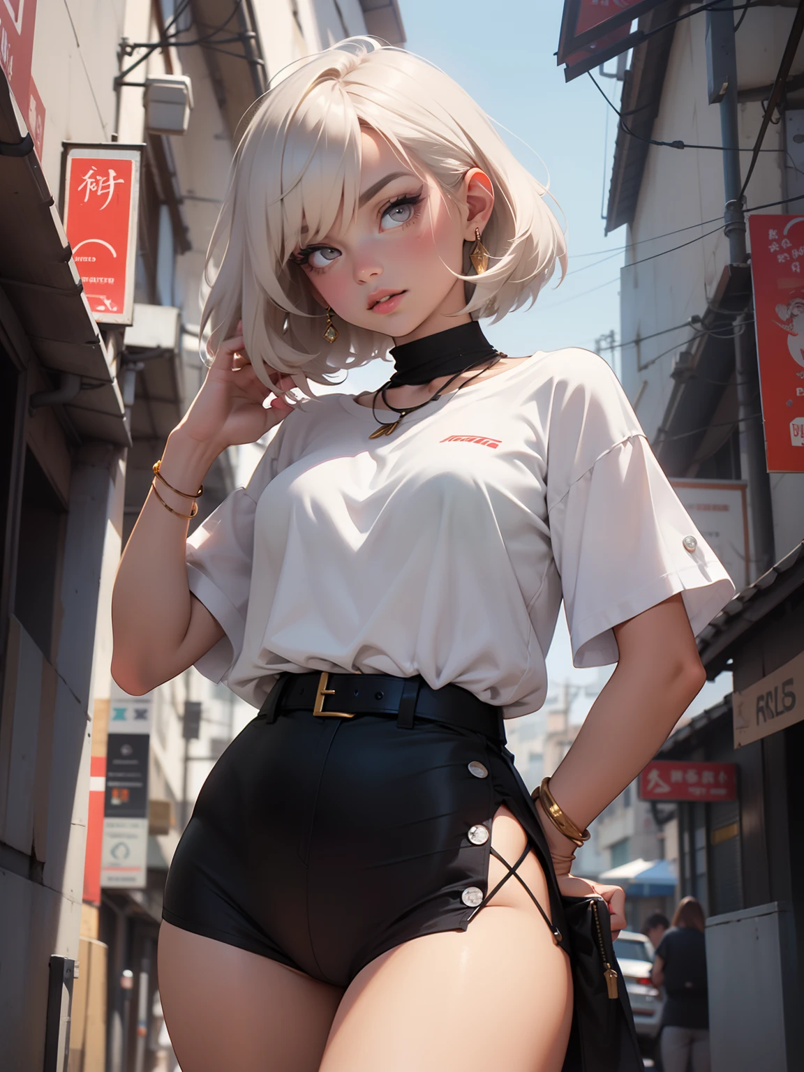 corpo todo, maquiagem, mascara, Lips are soft or colored, fundo preto simples, minimalismo, monotone, paletas de cores simples, limpo, Crisp drawings, silhuetas fluidas, vintage , half pants, vestido com estampa, lenso, Saia, Asymmetric, geometric, roupas de praia, Simple and minimalist accessories, Necklaces and thin rings in silver or gold, Pulseiras simples, Designs diferentes, silhuetas simples, Estilo pinup, garota pinup, minimalismo, materiais de alta qualidade, Fresh and urban printing, alta moda, Moda pinup, moda vintage, estampa de bolinha, camisa vintage, colorida, sexy, seios grandes e fartos