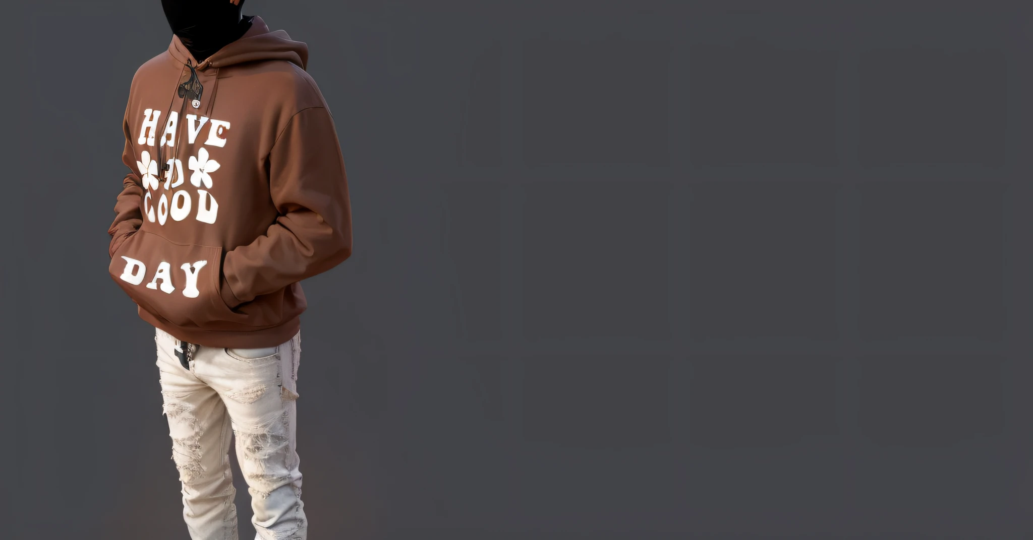 1Menina, somente, foco solo, Tiroteio de cowboy, retrato, Capuz Oversize, Aqua verde e branco hoodie, half water, Meio Verde, ((cabelos castanhos)), (cabelos amarelos), (gradient hair :1.5), curly hair, ((olhos cor-de-rosa)), olhos hiperdetalhados, assim, (Caramelo de pele escura:1.1), best quality, ultra-detalhado, Fundo branco, Plano de fundo simples