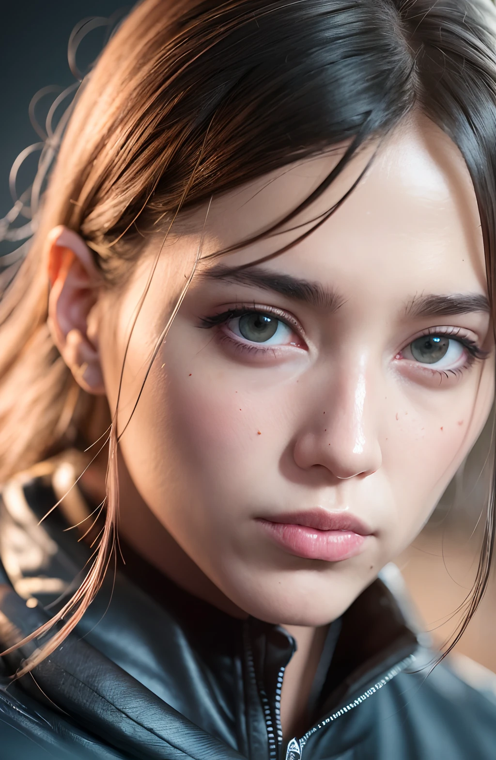 Detailed portrait Sam Death Stranding , cyberpunk futuristic neon, reflective puffy coat, decorated with traditional Japanese ornaments by Ismail inceoglu dragan bibin hans thoma greg rutkowski Alexandros Pyromallis Nekro Rene Maritte Illustrated, Perfect face, fine details, realistic shaded, fine-face, pretty face , (extremely detailed CG unity 8k wallpaper), trending on ArtStation, trending on CGSociety, High Detail, Sharp focus, dramatic, beautiful background, full shoot, high quality, (beautiful face), (detailed face), beautiful hands, cinematic, high detail, hogwarts legacy, photo taken by camera Sony A7 IV Kit 18-135 mm, 4K, Ureal Engine 5 --auto --s2