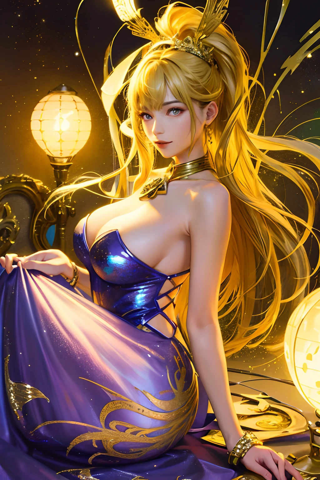 (masterpiece、top-quality、top-quality、Official Art、Beautifully Aesthetic:1.2)、(1girl)、Extreme Details、colourfull、highestdetailed、Official Art、Unity 8k壁纸、ultra-detailliert、Beautifully Aesthetic、Beautiful fece、masterpiece、top-quality、(Zentangle、a Mandala、Tangles、entanglement)、Holy Light、gold foil、Gold leaf art、glitter drawing、PerfectNwsjMajmagic、a pixie cut