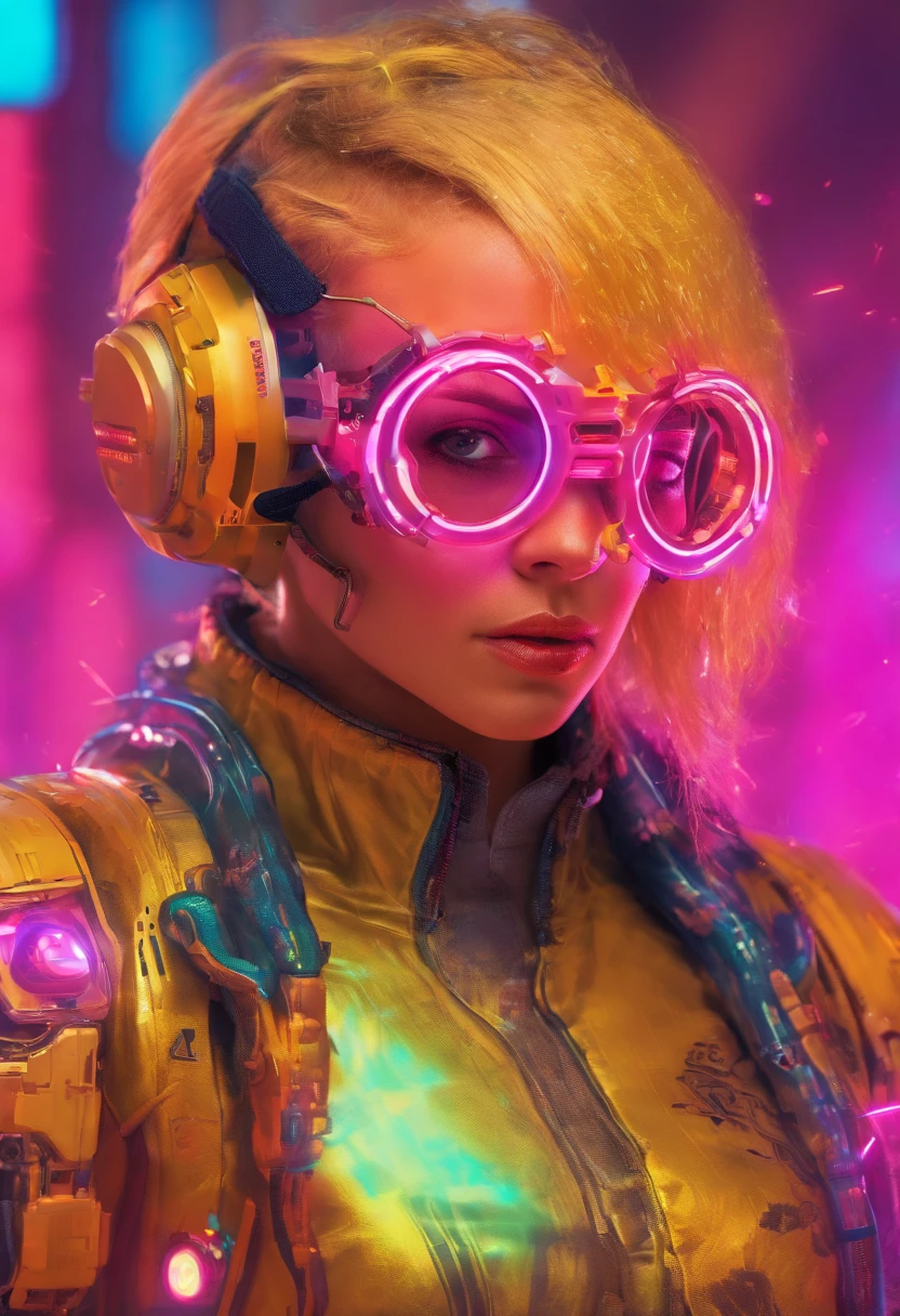 ((Scarlett Johansson)) (highly detailed: 1.2), (canon EOS R6 best quality: 1.2), (8k: 1.0), (emb-rrf-low: 1.0), Blonde elf despairing at the sight of her cybernetic arms, (lots of large black tattoos on cybernetic head open in the middle showing the inside, detailed face, hyper detailed eyes and wearing hi-tech sunglasses with holographic display 1.2), sharp focus (awarded photo: 1.2), (subsurface scatter: 1.2), (subsurface scatter: 1.2). 1.1) (a beautiful ultra-detailed cyborg: 1.2), ( hyper-detailed hair: 1.2), (wonderful body: 1.2), (full body: 1.2), (dynamic stance :1.2), neon glow, (detailed cybernetic eyes:1.1), close-up (hyperrealistic:1.2), rpg, CyberPunk 2077 style, dramatic lighting, (highly detailed futuristic cityscape:1.2), (sci-fi: 1.2). 1.2), professional portrait photography, by wlop greg rutkowski jeffrey simpson alphonse mucha