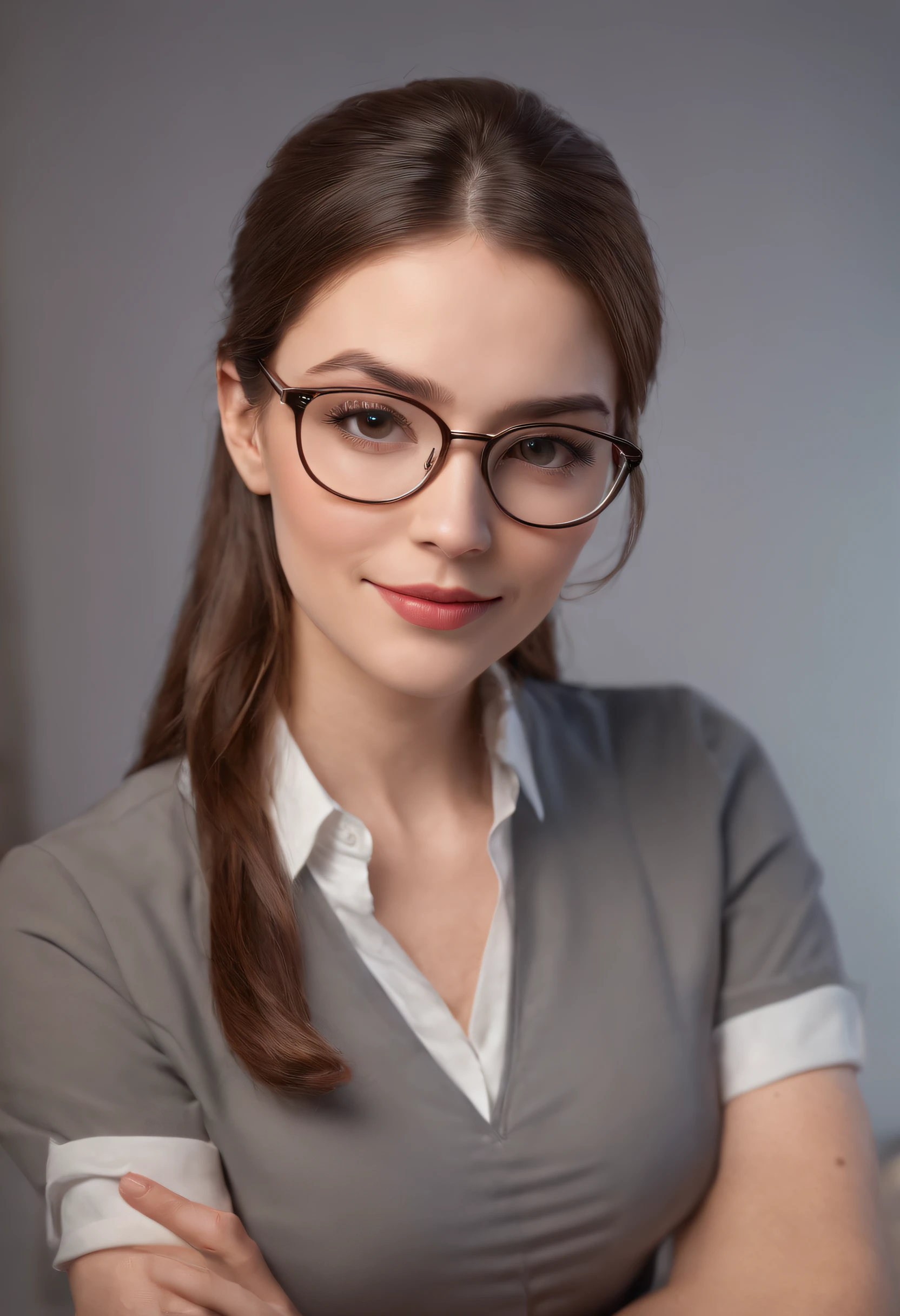 The prompt for generating a cartoon-style full-body image of a teacher with brown hair in a ponytail, wearing glasses, holding a character sheet, can be:
"cartoon-style, full-body teacher with brown hair in a ponytail, glasses, character sheet, vibrant colors, lively expression, dynamic pose, detailed features, playful background, professional artwork, sharp focus, vivid colors, exaggerated proportions, clean lines, stylized shading"
