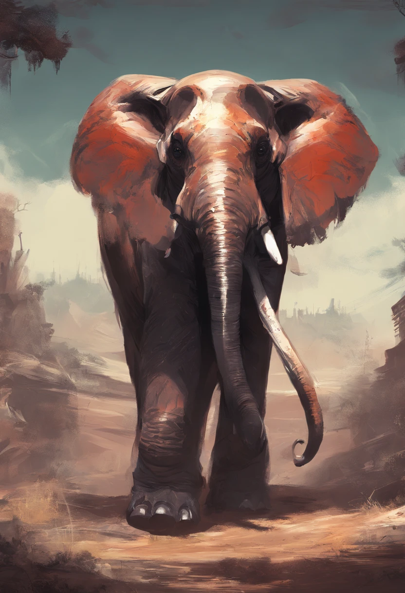NSFW, ELEFANTE ANTROPHOMORPICO rocoso roca