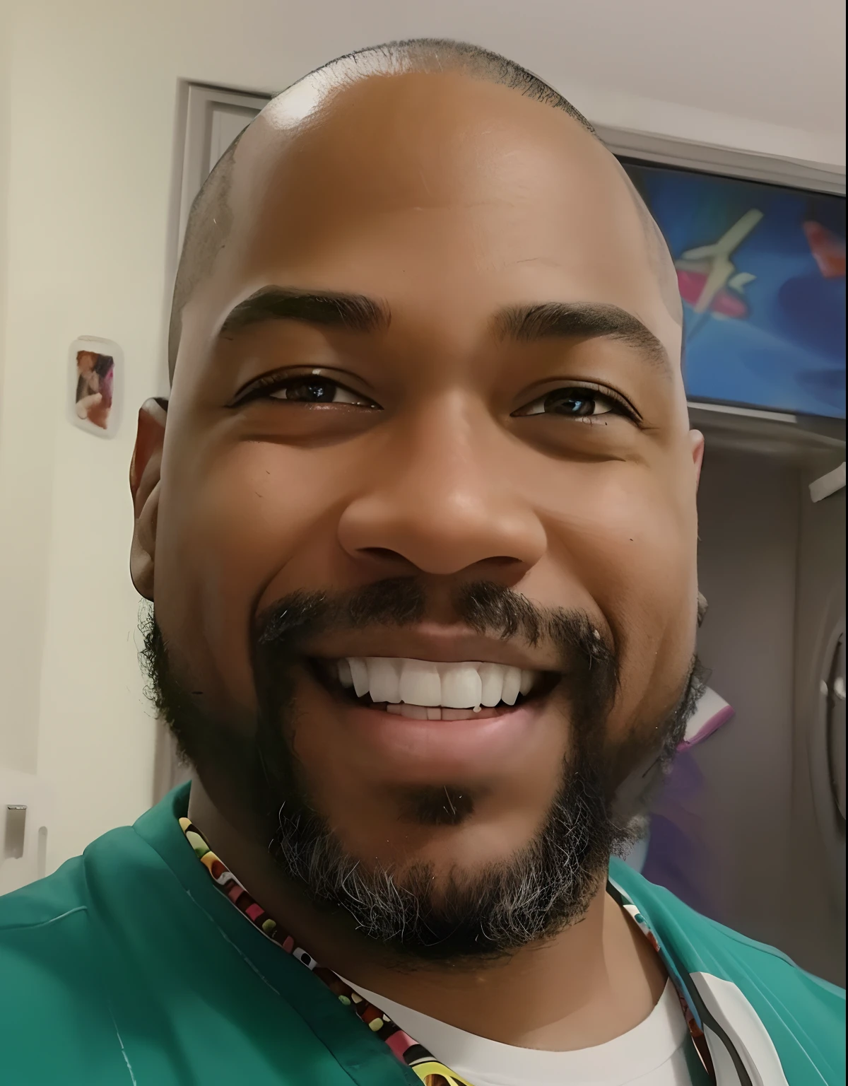 african american man, colourful 2D animation,detailed hair,bright vibrant colours,cartoon style,smiling expression,playful,cartoon world,comic book vibe,lively movement) (best quality,ultra-detailed,vivid colours,sharp focus,playful animation)