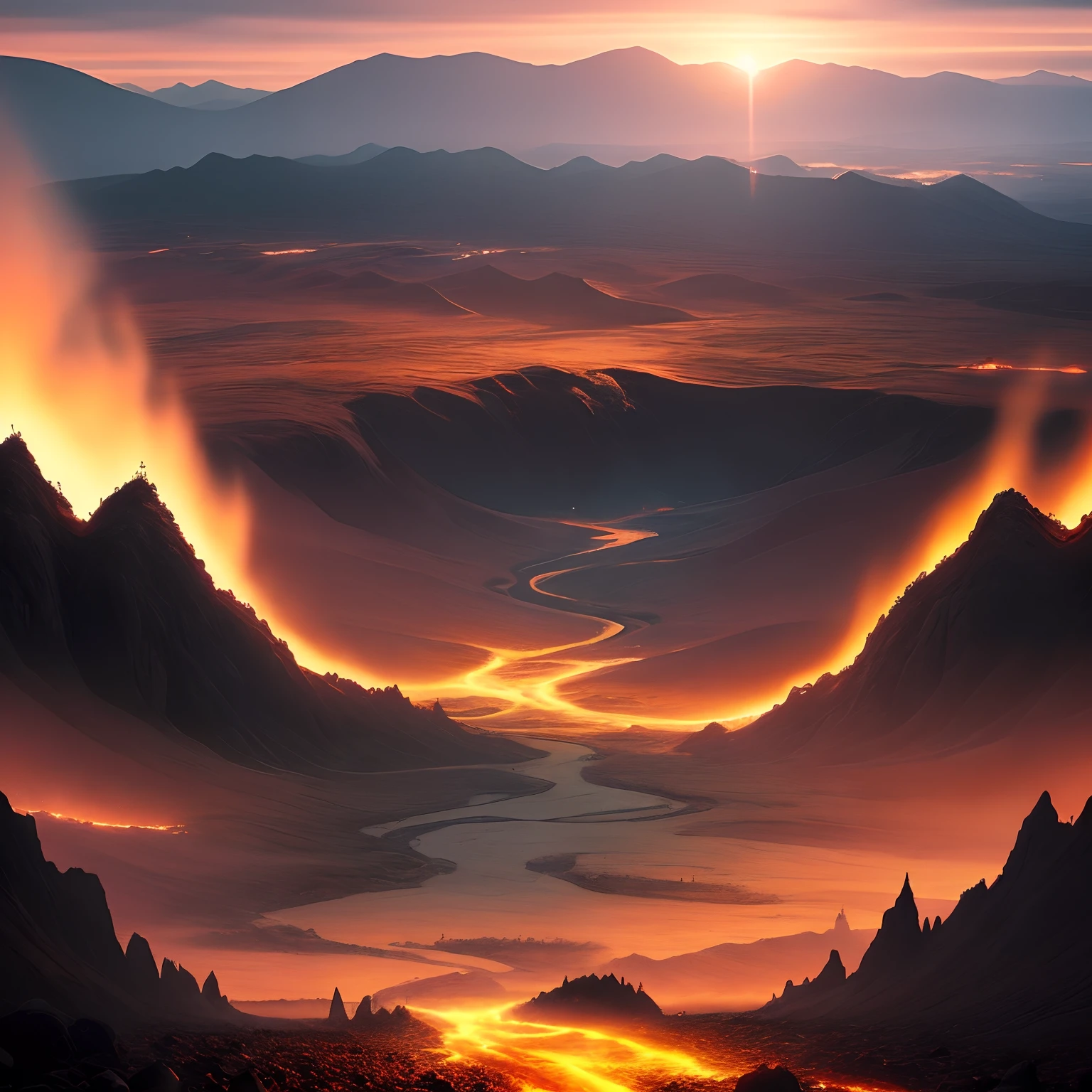 Enfer, paysage