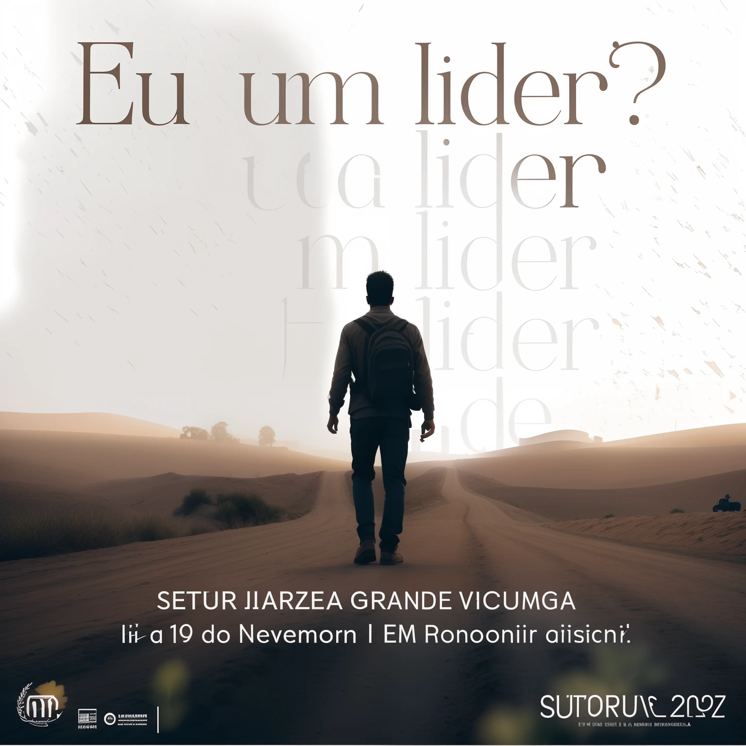 Image of a man walking down a dirt road with a quote, edu souza, seu madruga, poster, De, \'emulador\', Directed by: Alexander Liezen-Mayer, Edon Guraziu, Directed by: Nandor Soldier, lute, by Almeida Júnior, salvador