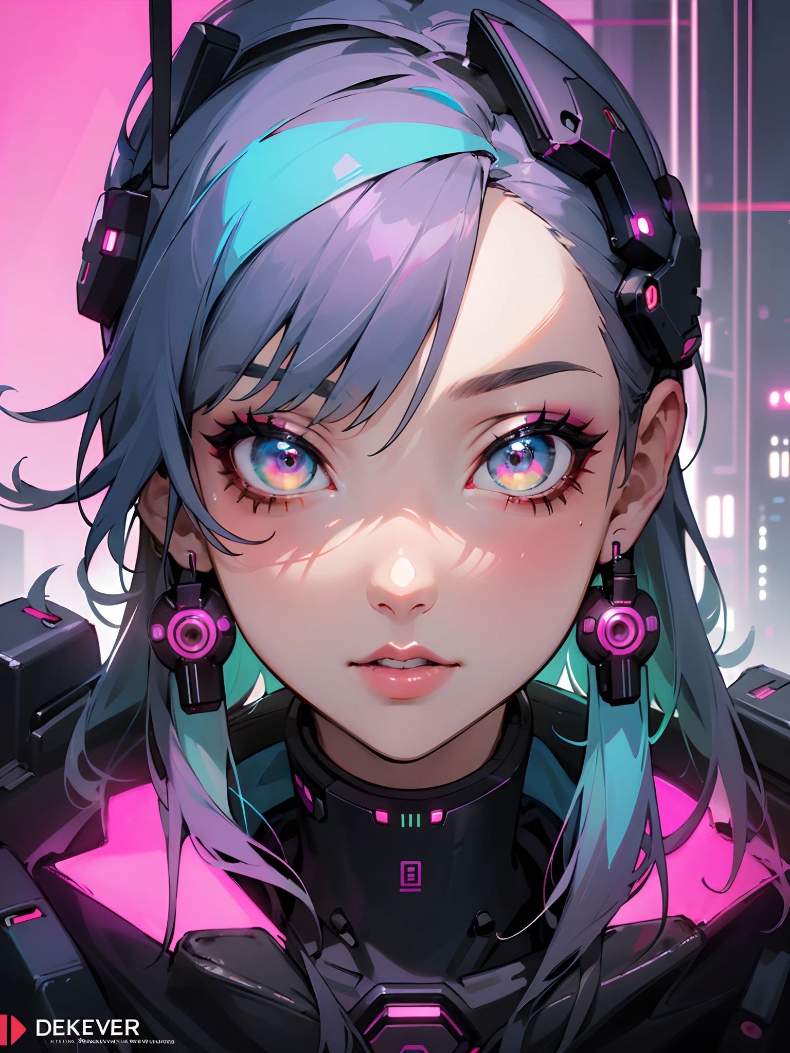 (masterpiece, Highest quality, Highest quality, Official Art, beautifully、aesthetic:1.2), (One girl:1.3), Very detailed,colorful,Most detailed, Glitch Art, (Digital Distortion), Pixelated Fragments, Data Corruption,colorful noise, Visual clutter,Modern aesthetics