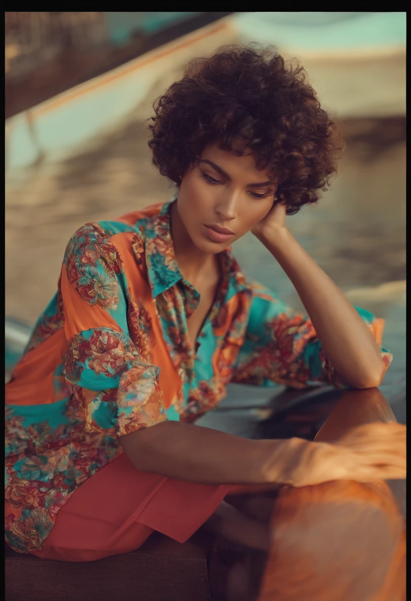 camisa flutuando estilo skatista