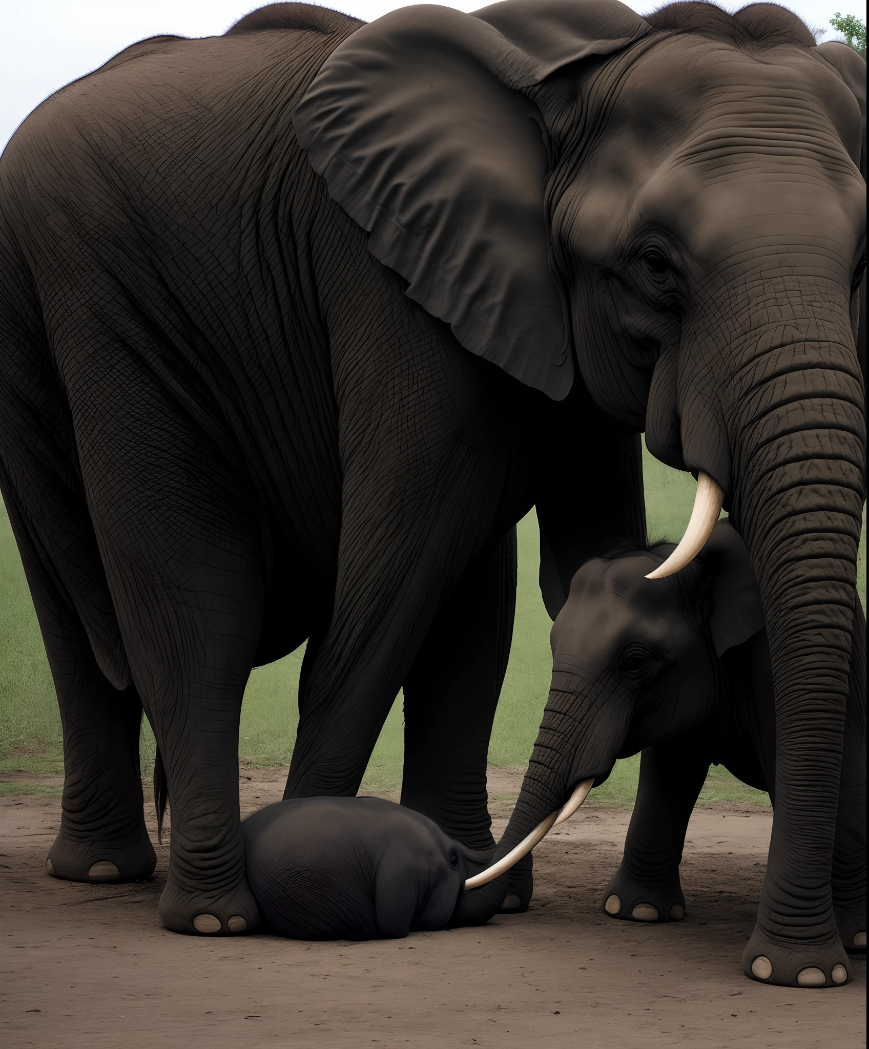 Elephants are known for their intelligence and complex social behavior. A notable curiosity is the empathy shown by them. When a group member is in danger or injured, other elephants often demonstrate supportive behavior, including touching, petting, and even trying to help their companion in need. This behavior suggests a deep emotional connection between them.
