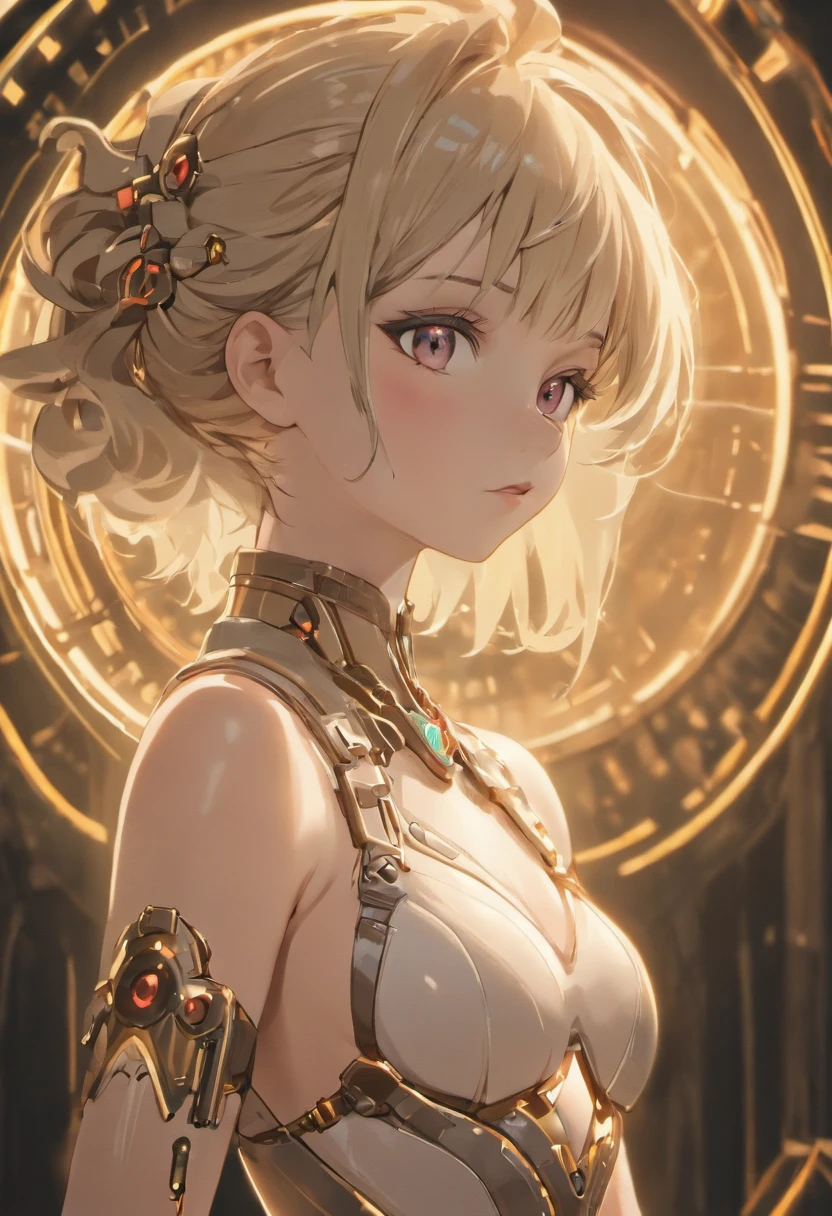 (best quality, realistic, photorealistic:1.37), ultra-detailed, (lighting:1.1), [Cyberpunk, Steampunk], High detail RAW color Photo 3D render of a (1950s woman:1.1) wearing (white velvet silicon dress:1.1). Her (beautiful detailed eyes, thick eyelashes) shine with (vibrant:1.1) colours. Her (hair:1.1) flows beautifully, cascading down her (thin waist:1.1). She has (thick lips) that add to her beauty, creating an alluring expression on her face. The curves of her (circular chest:1.1) and (curved booty) are emphasized, giving her an elegant posture.cyber tattoos, (cybernetic impalnts:1.2), (detailed skin), silicon, metal, (bloom:0.4), raytracing, subsurface scattering, diffused lighting, (side lighting:0.5), (shallow depth of field), photographed on a Canon EOS R5, 85mm lens, F/2.8, sharp focus, smooth, cinematic film still.The (detail:1.1)(intricately detailed, fine details, hyperdetailed) in this image is exquisite, with every strand of hair meticulously rendered. The (lighting:1.1) is carefully designed to highlight the depth and realism, adding a touch of (life:1.1) to the character. The (photorealistic) nature of the render creates a sense of realism, making the character feel alive and tangible. Each intricate detail enhances the overall impact of the image, capturing the viewer's attention. The (best quality, 3D render, ultra-detailed) ensures a visually stunning result, with sharp focus and clarity in every aspect.