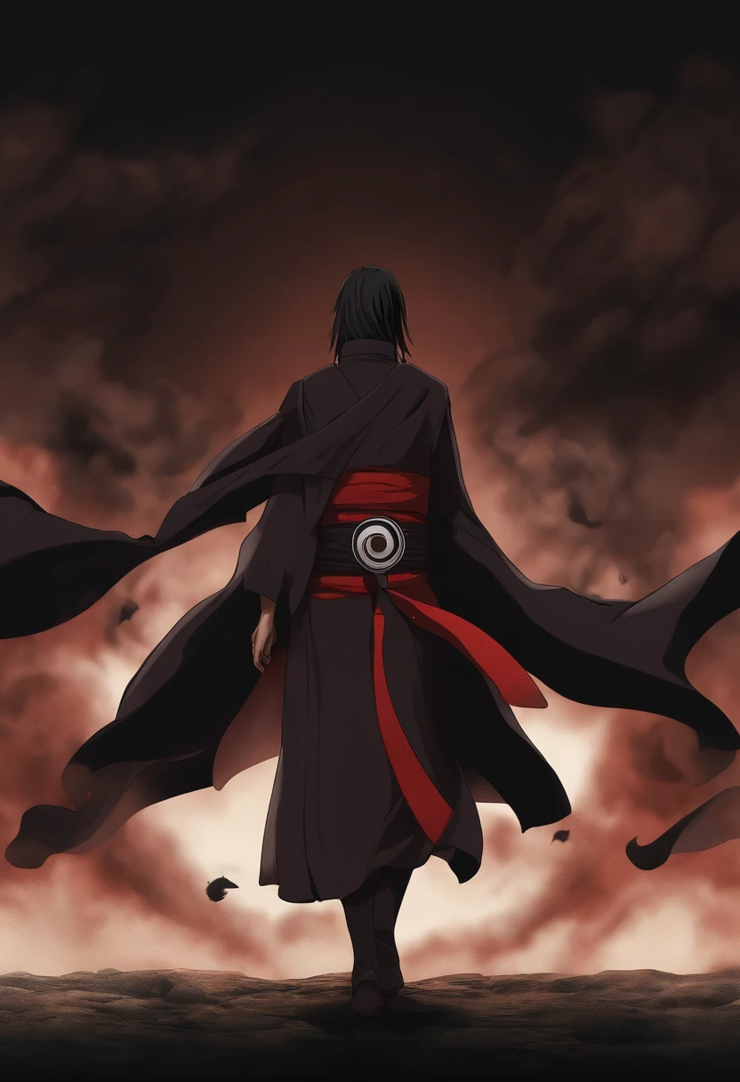 (master part, best quality, high resolution,granulado:1.2),
quebrar (Uchiha Itachi:1.3), Cabelos Longos,protetor de testa, Ninja, capa, Garganta alta, jewelries, colar,cabelos pretos ,Olhos vermelhos , macho, 1st grade, black smoke surrounding, covered in black smoke, olhos brilhantes,
QUEBRAR corvos, transformando-se em corvos, (cercado por corvos:1.1),