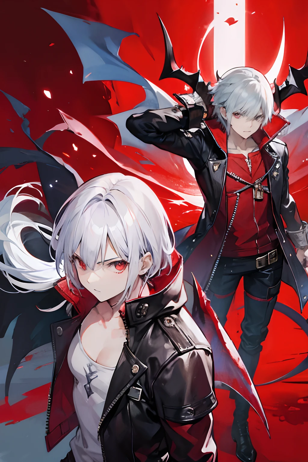 devil may cry character with epic background