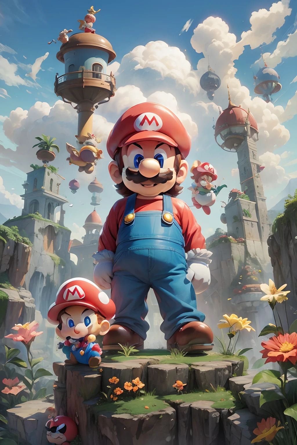Mario World、Cute、enjoyably