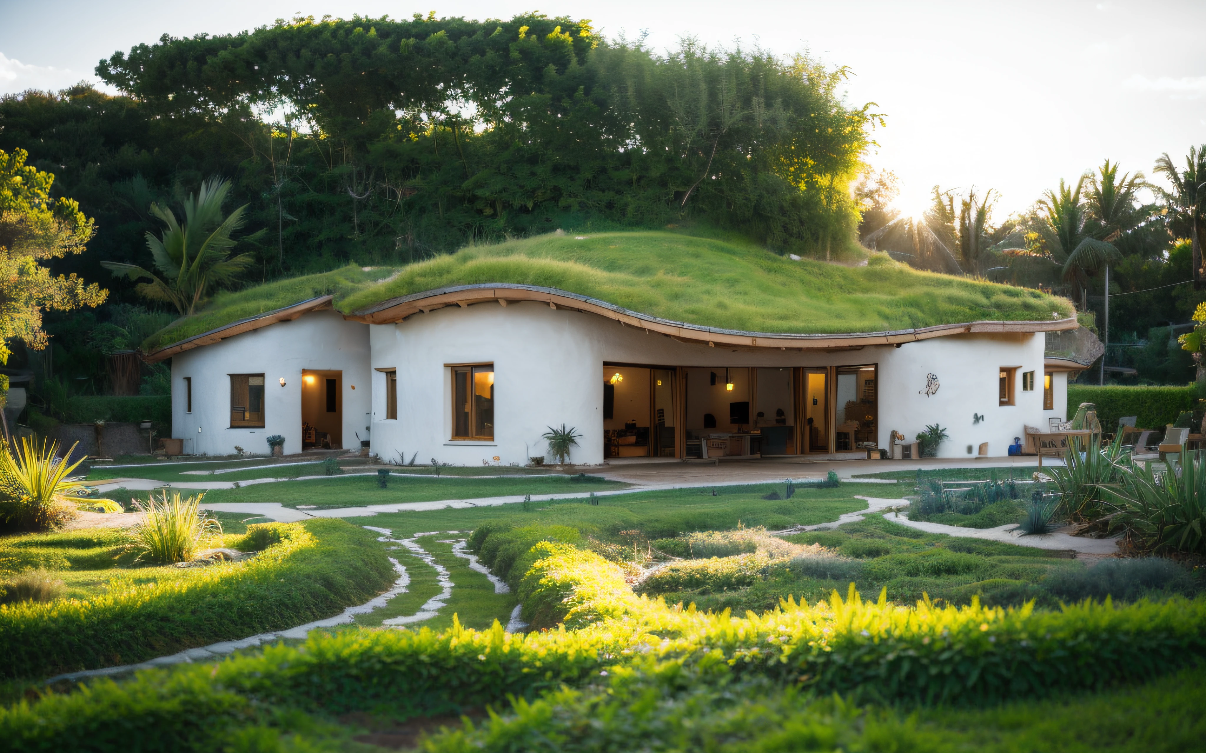 a greenroof of a house