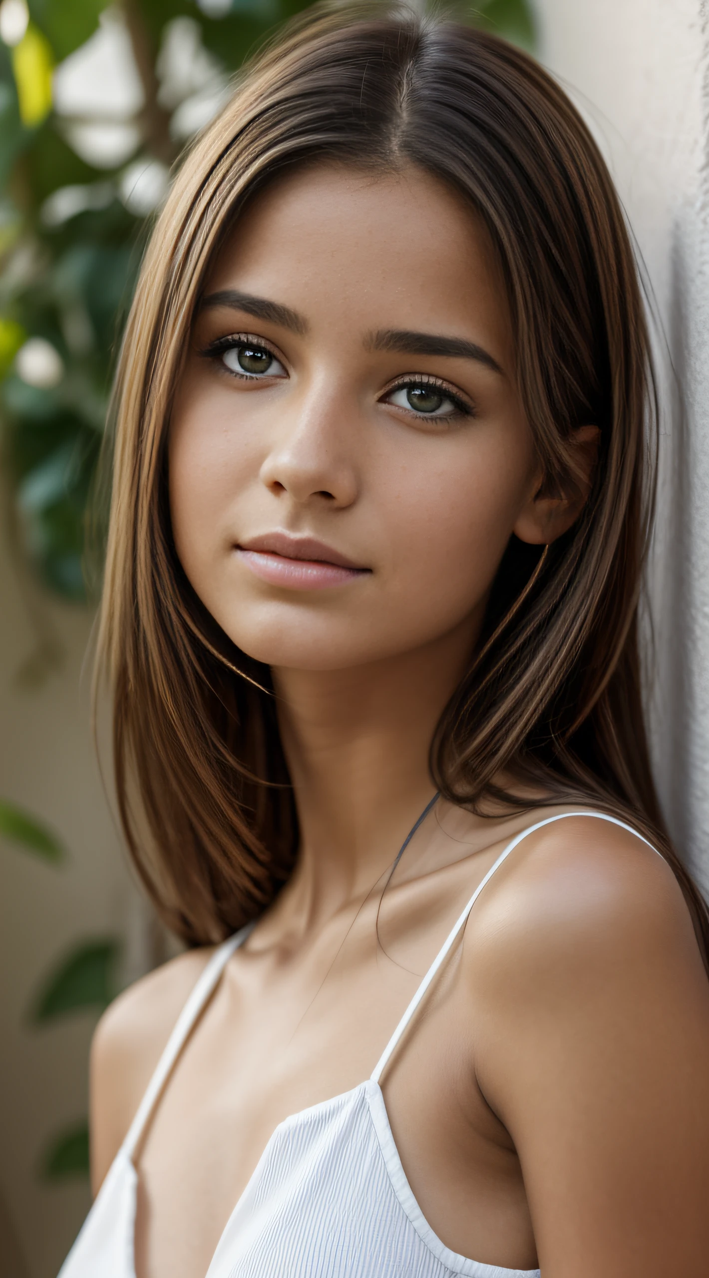 ((1 Spanish teen girl)), ethereal beautiful, perfect face, perfect lips, fit Hardbody slim, petite, soft light, ((David Hamilton style)), close up picture, masterpiece, best quality, photo-realistic, 8k, high resolution, detailed skin, 8k uhd, dslr, soft lighting, high quality, film grain, Fujifilm XT3, full body, naked, in the park ,