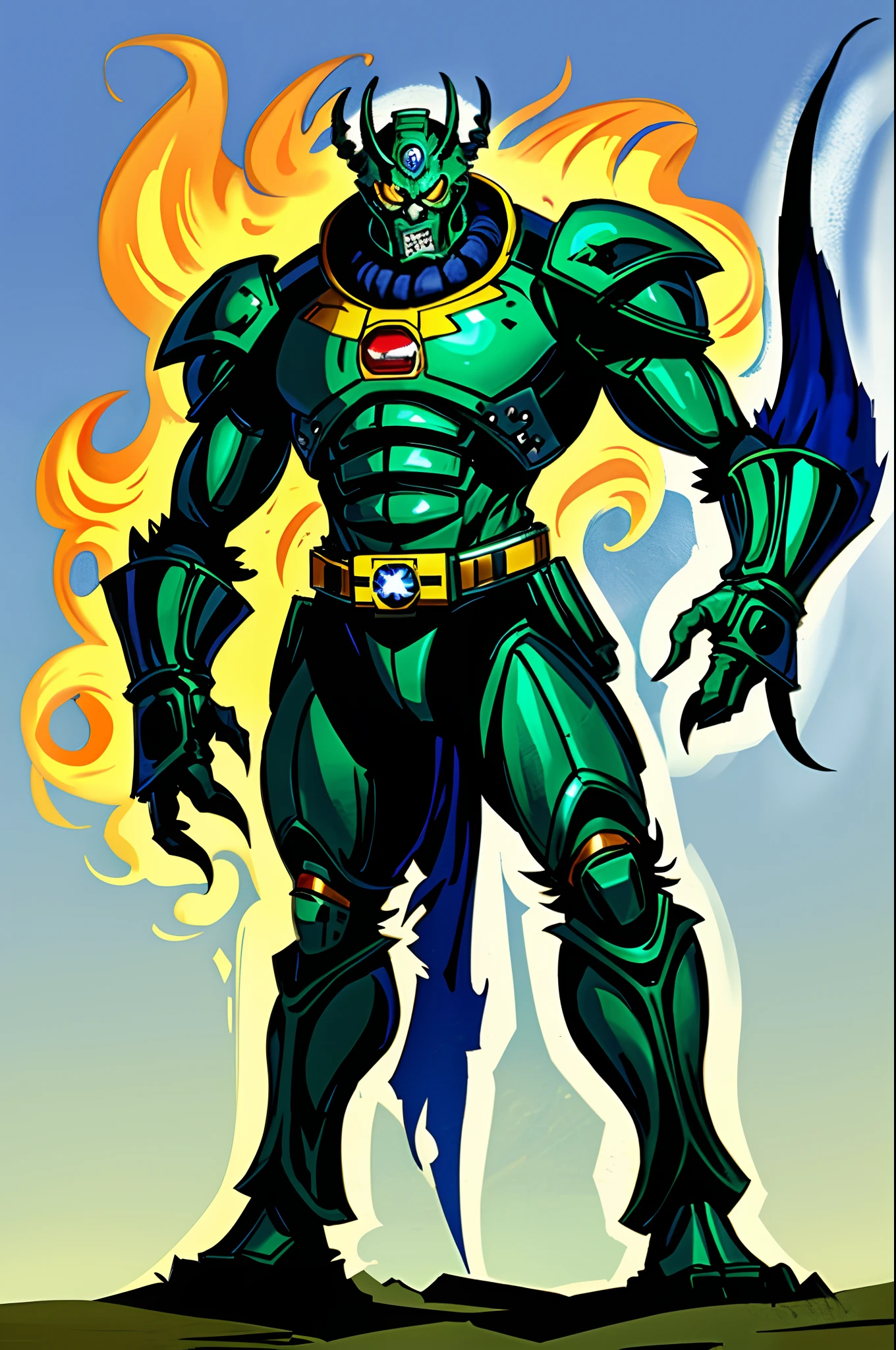 sentai ,monster, standing solo, weird, bizzare