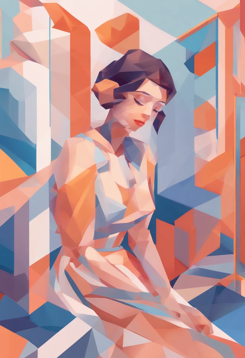 8k, 1girl, alta cor, gorgeous, (Arte fractal 1.8), Amuar, juventude, cabelos azuis, Nas profundezas do mar, gorgeous, Dynamic, Impacto visual, Hands in pockets, (ondas na lente 1.5)