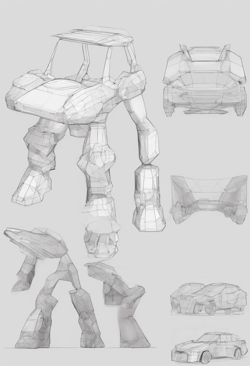 SUBARU 1boy pencil sketch