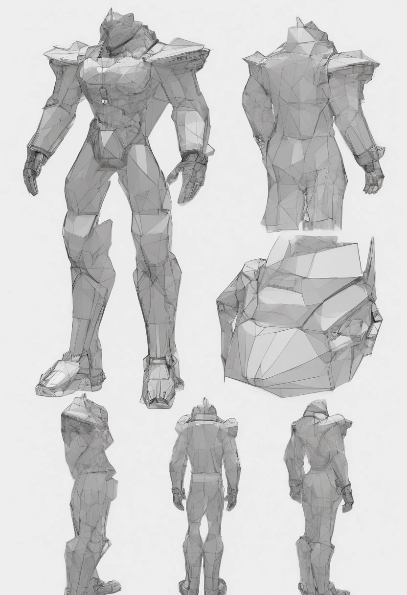 SUBARU 1boy pencil sketch