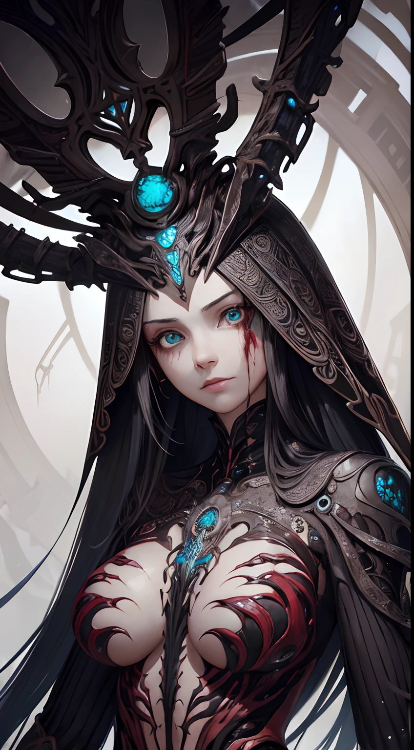 (body horror:1.4), (biomachine:1.3), (bloody:1.2), living being, (colorful:1.2), Hans Giger,  many hands, (zentangle:1.2),
oil on matte canvas, sharp details intricate, highly detailed, digital painting, rich color, smooth, sharp focus, illustration, Unreal Engine 5, 8K, art by artgerm and greg rutkowski and alphonse mucha
(masterpiece,detailed,highres:1.2),