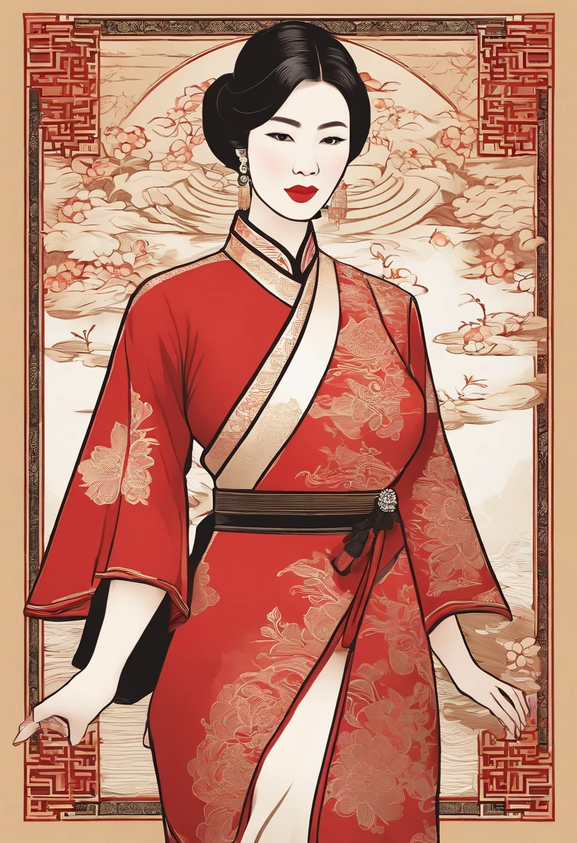 I want to design a logo。The trademark should be simple，And the word Nana should be included。
designs:
Think of the silhouette of the upper body of a woman in a cheongsam。This silhouette should be simple，Only highlight the distinctive features of the cheongsam，Such as a high neck、Asymmetrical buttons and fitted shape。
For the texture or pattern of the cheongsam，Consider integrating elements of the earth or map to represent the global nature of your study abroad。por exemplo，The subtle outlines of the earth or maps of individual countries can be incorporated into the cheongsam。
typographic:
"Nana" can be made in a font that is both modern and oriental。Consider designing the letter "N" to be slightly elongated，In a slim form that reflects the cheongsam，And "a" can be more rounded。
Consider placing "Nana" below or next to the outline of the cheongsam，Ensure tight integration with graphic elements。
Color Palette:
Consider using classic red and black，Red represents Chinese culture，Black provides contrast between text and outlines。
Can be in some details(Such as letters or cheongsam buttons)Gold accents are introduced，Add a touch of luxury。