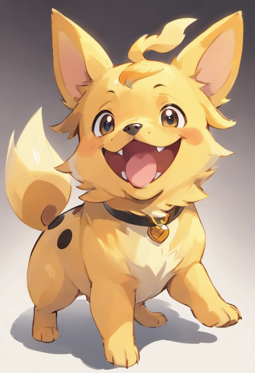 dog, smiling