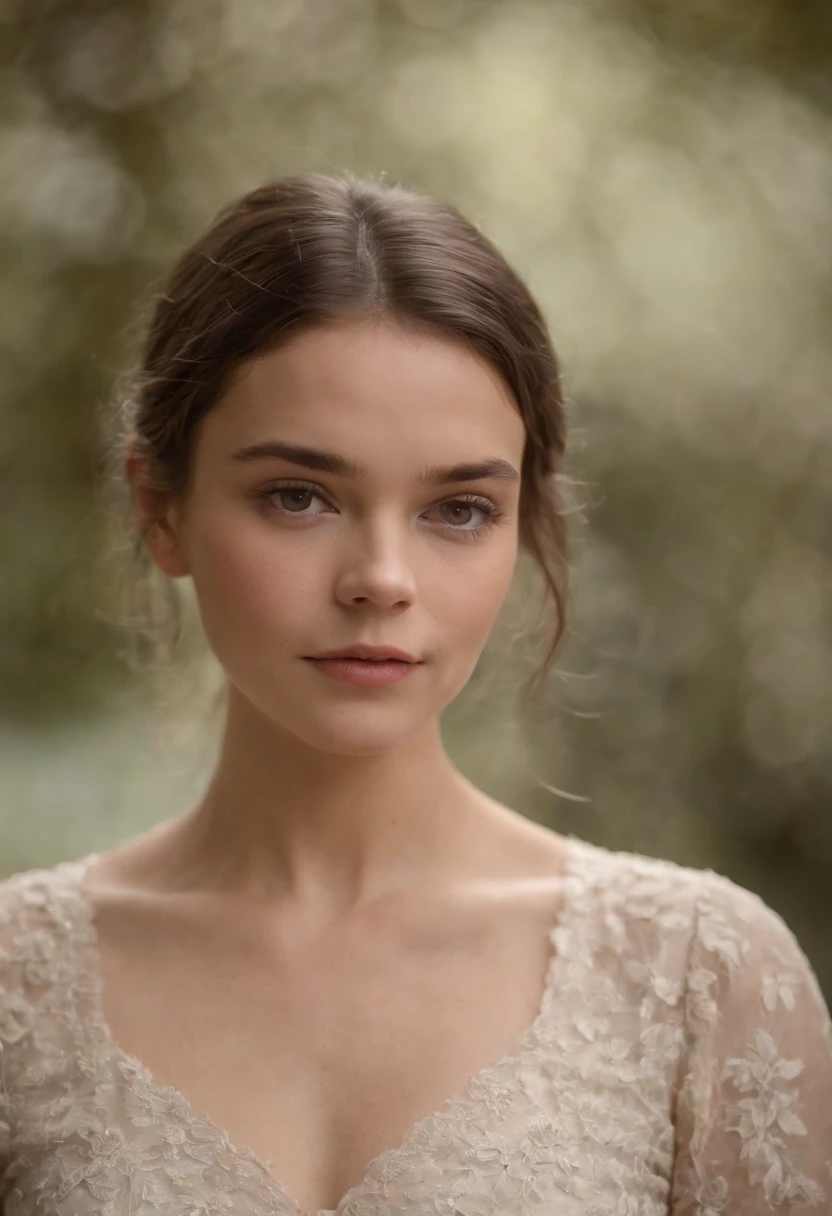 Uma mulher real com 15 anos e seios grandes